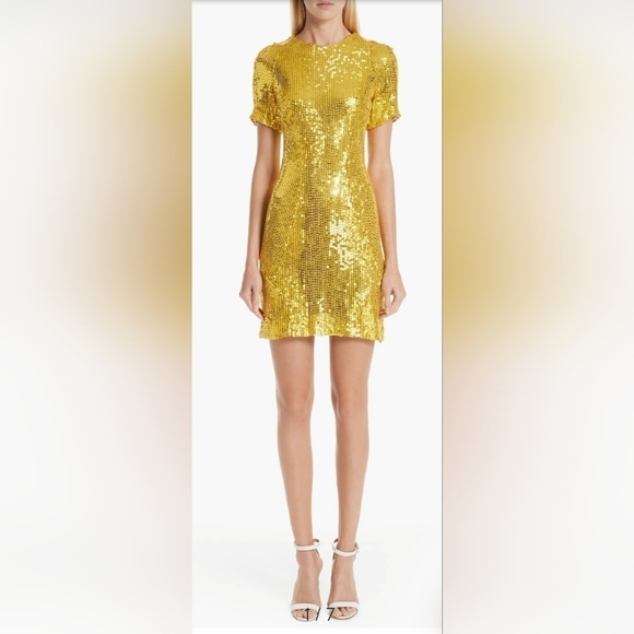 Galvan Clara Sequined Dress - Picture 1 of 16